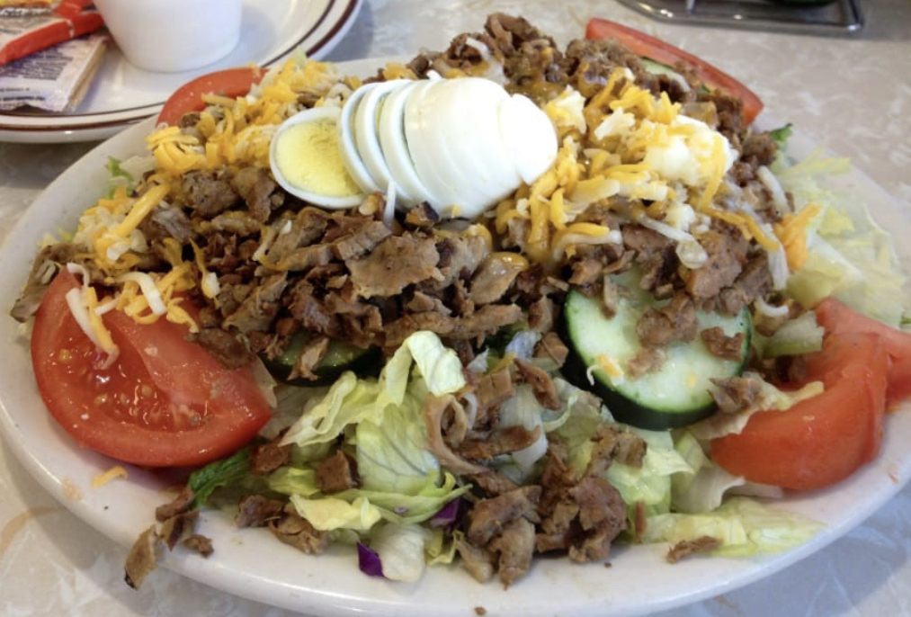 Order Carne Asada Salad food online from Galaxy Hamburgers store, Cerritos on bringmethat.com