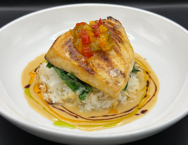 Order Miso-Marinated Chilean Sea Bass food online from TAPS Fish House & Brewery store, Corona on bringmethat.com