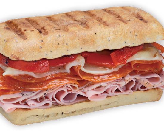 Order Ultimate Club Panini Sub (Reg) food online from Frais Cafe store, Norristown on bringmethat.com