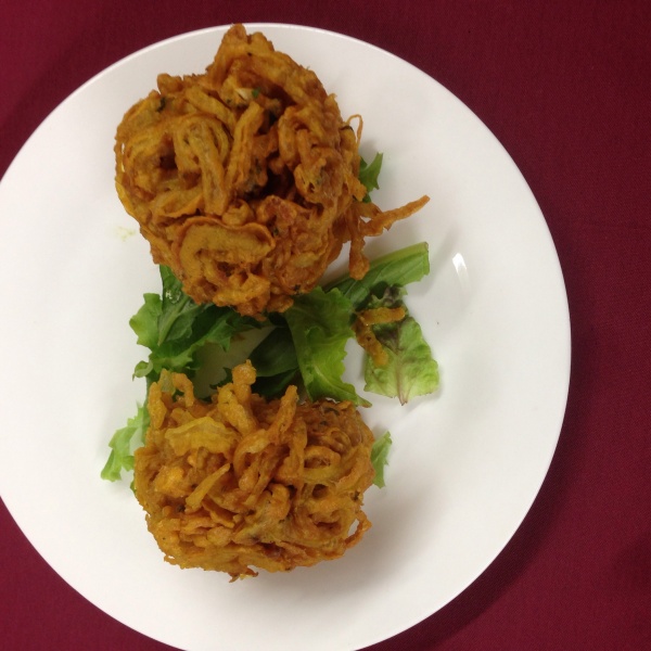 Order Onion Bhaji food online from India's Tandoori Restaurant store, Burbank on bringmethat.com