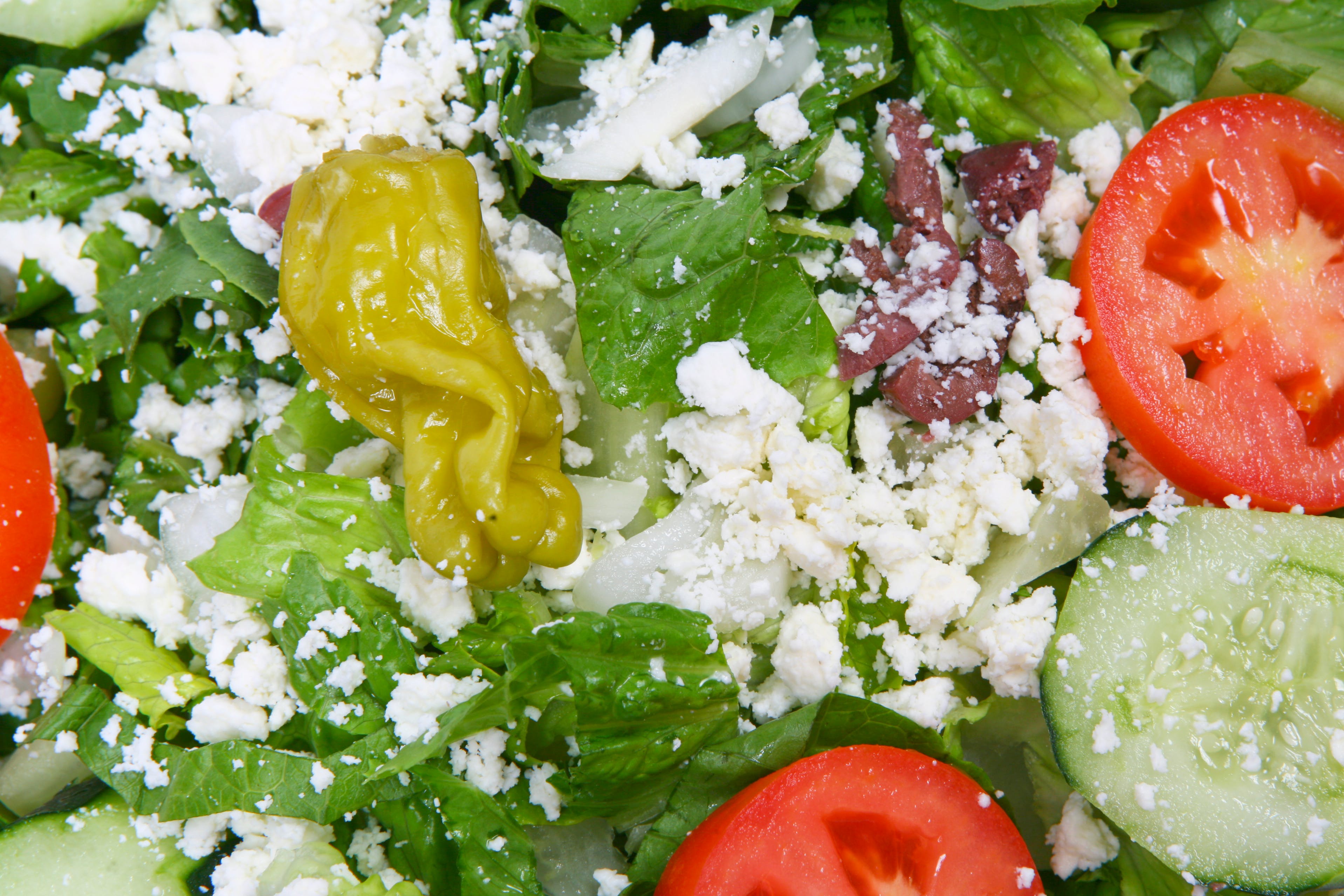 Order Greek Salad - Small food online from Napoli Pizza & Pasta store, Houston on bringmethat.com