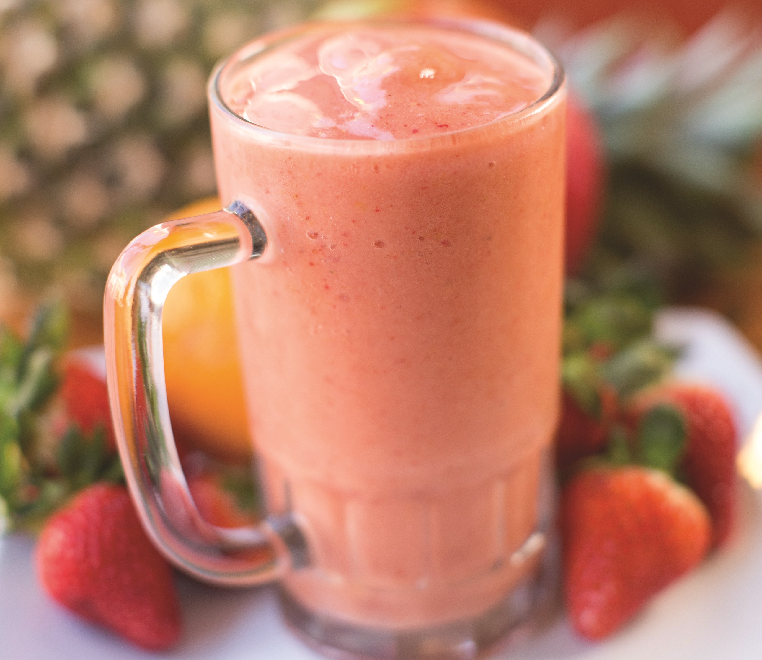 Order Strawberry Mango Smoothie food online from Port City Java store, Wilmington on bringmethat.com