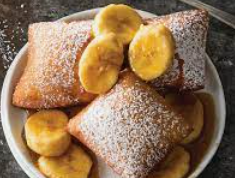 Order Banana Foster Beignets  food online from Orleans Beignets store, Chesterfield on bringmethat.com