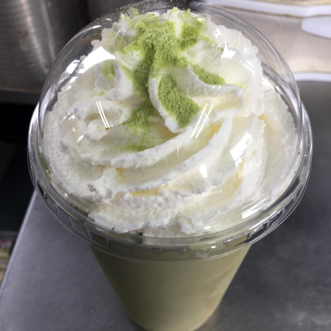 Order Iced Green Matcha Latte food online from Aj Coffee store, Hayward on bringmethat.com