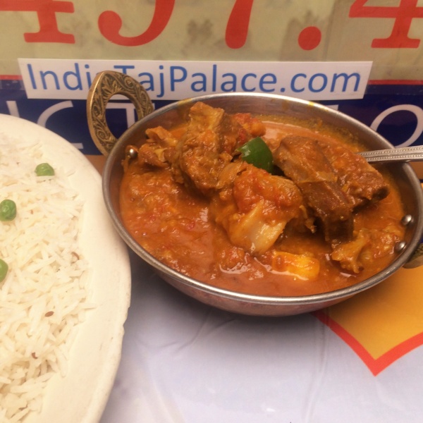 Order G11. Goat Curry food online from India Taj Palace store, San Antonio on bringmethat.com