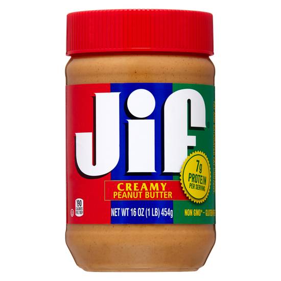 Order JIF Creamy Peanut Butter 16oz food online from Everyday Needs by Gopuff store, Lansdowne on bringmethat.com