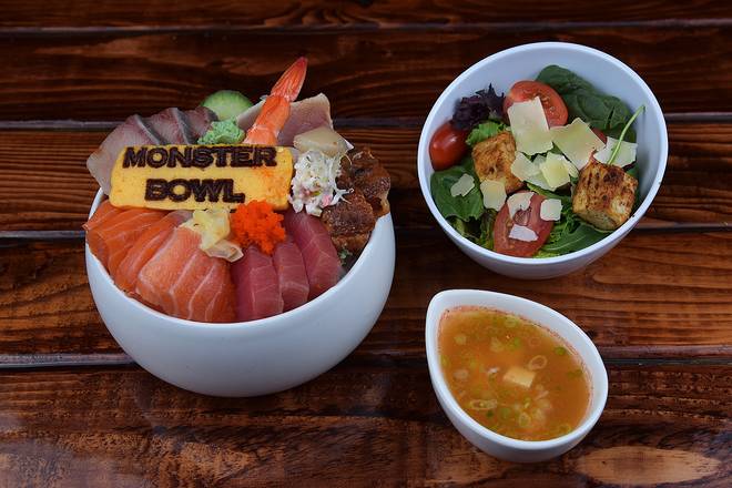 Order Loch Ness Bowl / Chirashi food online from Monster Bowl store, Seattle on bringmethat.com
