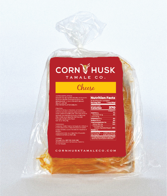 Order GREEN CHEESE TAMALES food online from Corn Husk Tamale Co store, Denver on bringmethat.com
