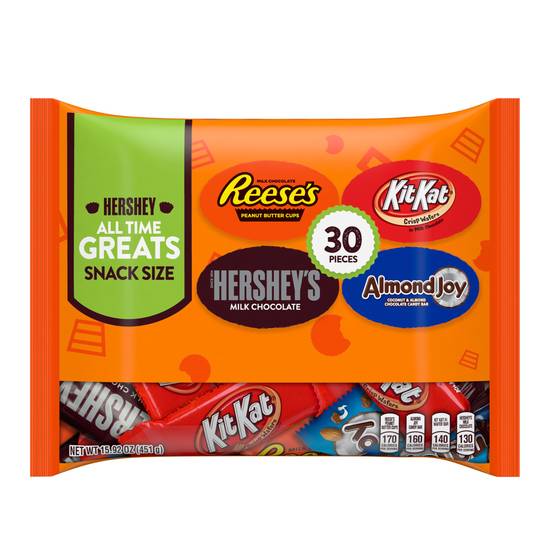 Order Hershey's All Time Greats Snack Size Candy - 30 ct food online from Rite Aid store, El Segundo on bringmethat.com