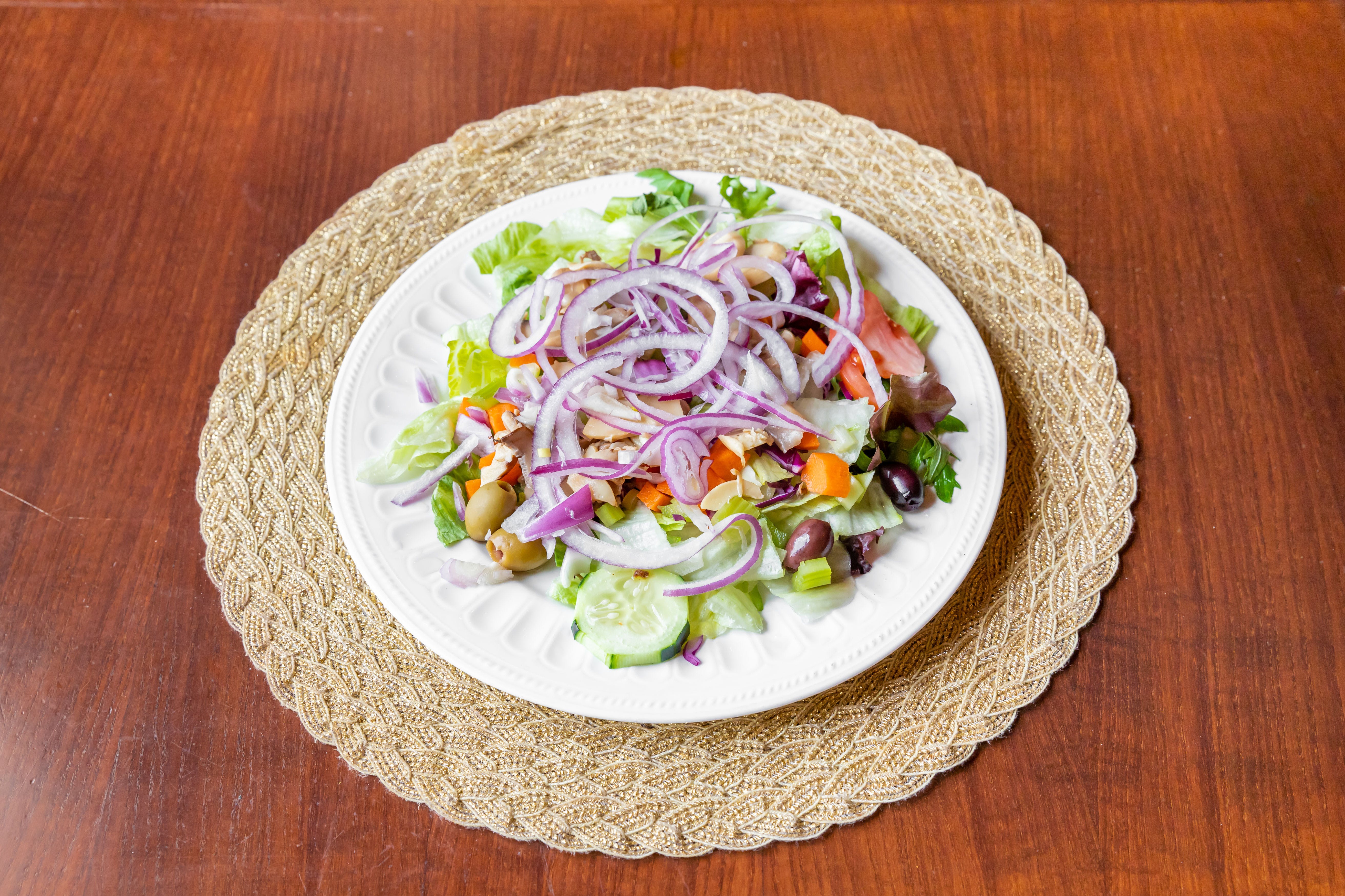 Order House Garden Salad - Salad food online from Cafe Maria Ristorante & Pizzeria store, Frenchtown on bringmethat.com