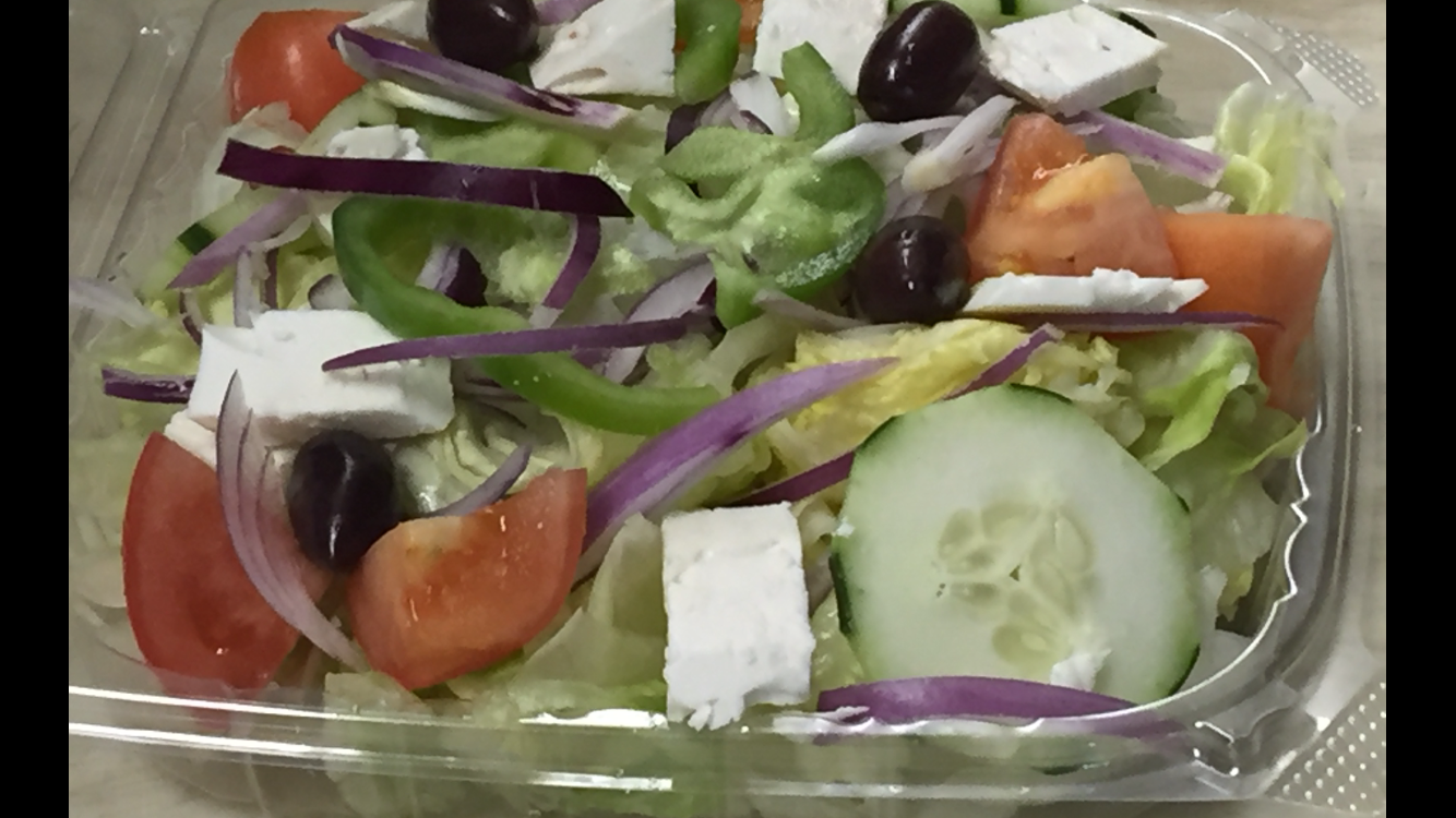 Order Greek Salad food online from George's store, Chicago on bringmethat.com