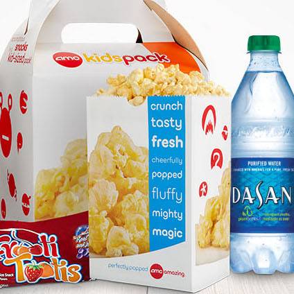Order Kids Pack with Bottled Water & Frooti Tooti Candy food online from AMC Theatres Lake In The Hills 12 store, Lake In The Hills on bringmethat.com
