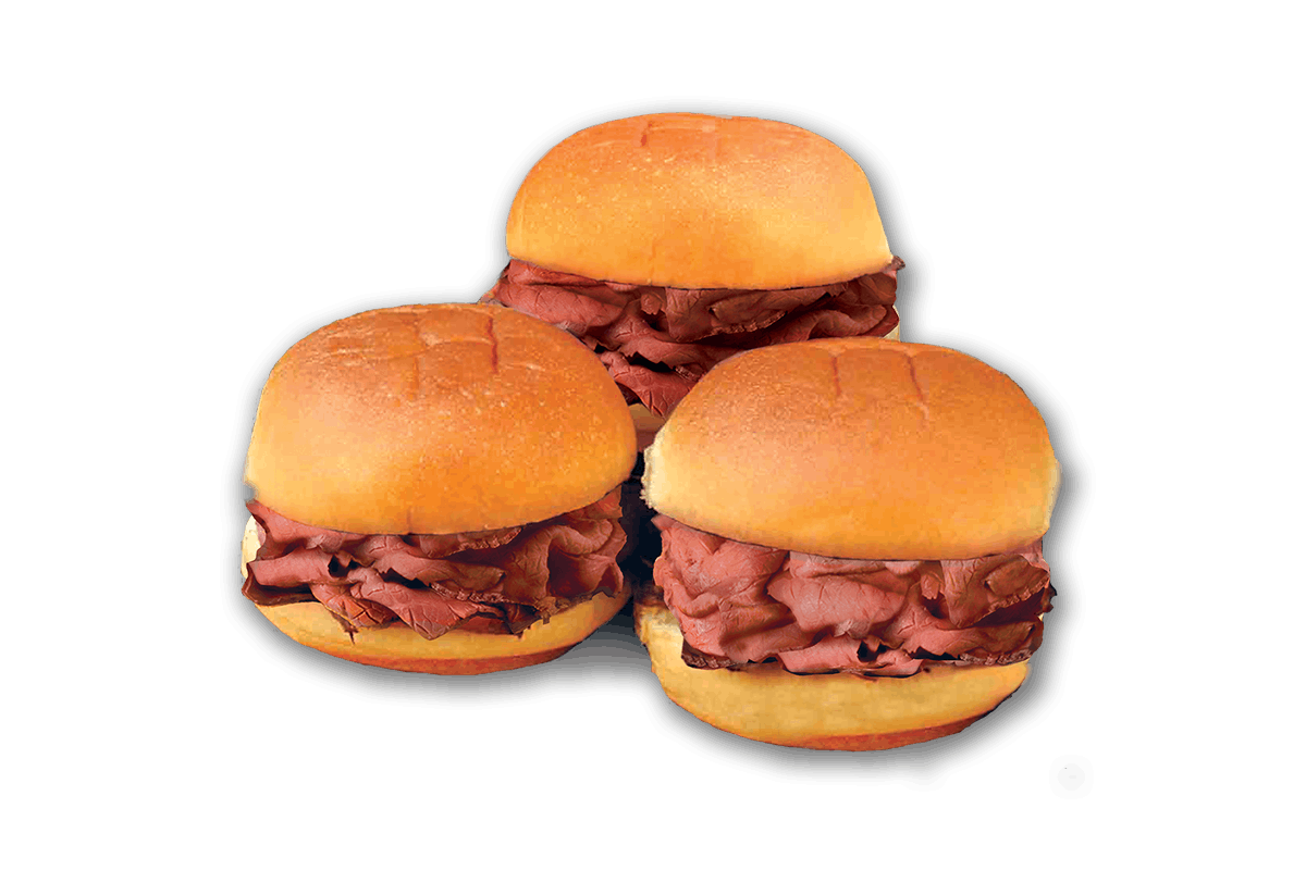 Order Roast Beef Sliders food online from Roy Rogers Restaurant store, Gaithersburg on bringmethat.com