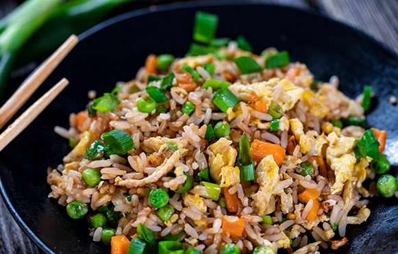 Order  Veg Fried Rice food online from Chef of India store, Jersey City on bringmethat.com