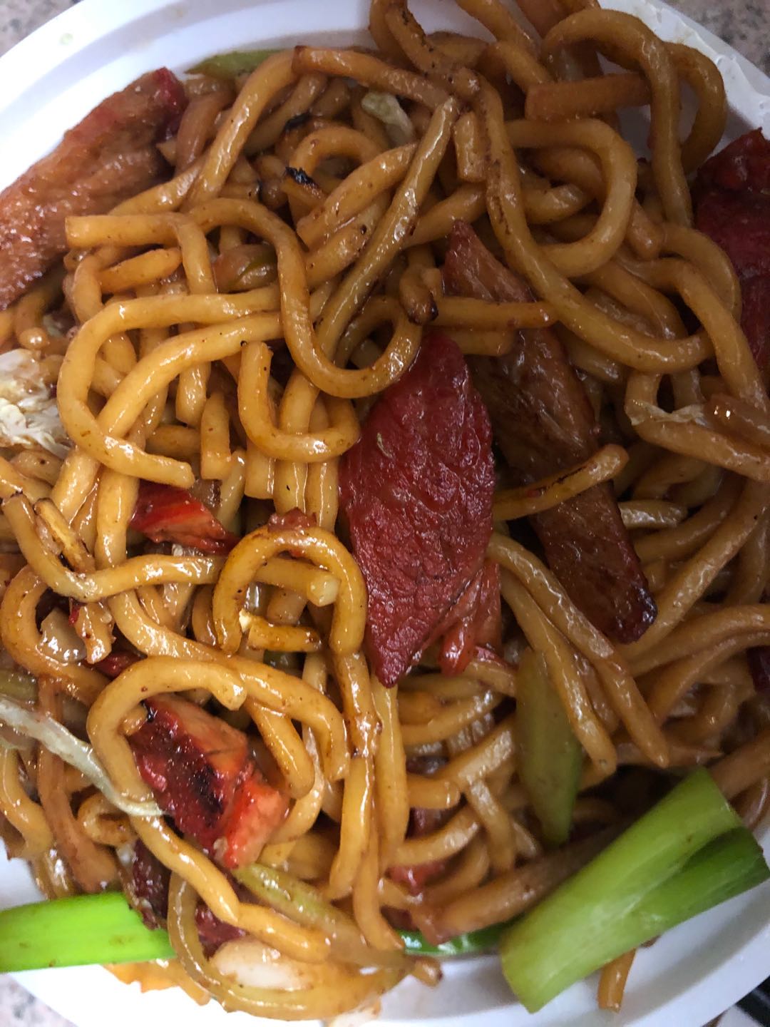 Order Roasted Pork Lo Mein food online from Lucky Star store, Philadelphia on bringmethat.com