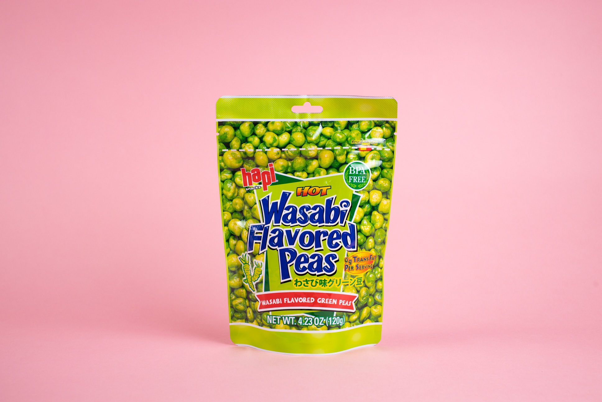 Order Hot Wasabi flavored Peas food online from Baoz store, San Francisco on bringmethat.com