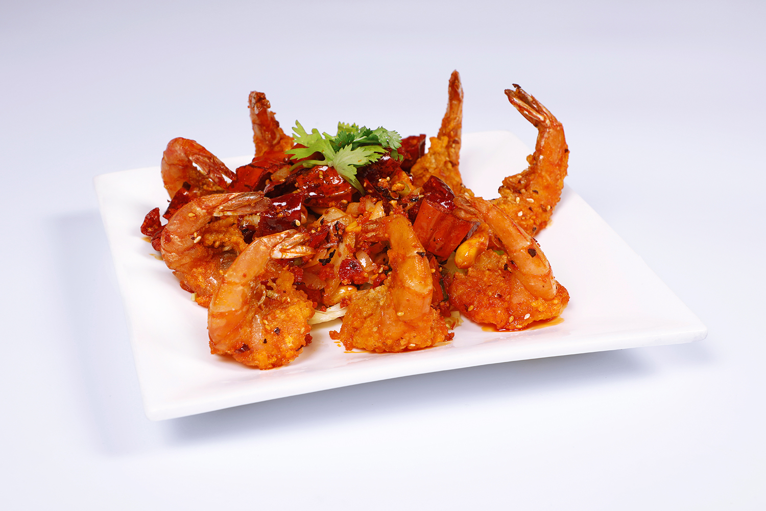 Order Spicy Crispy Shrimp food online from Tom Dim Sum store, Media on bringmethat.com