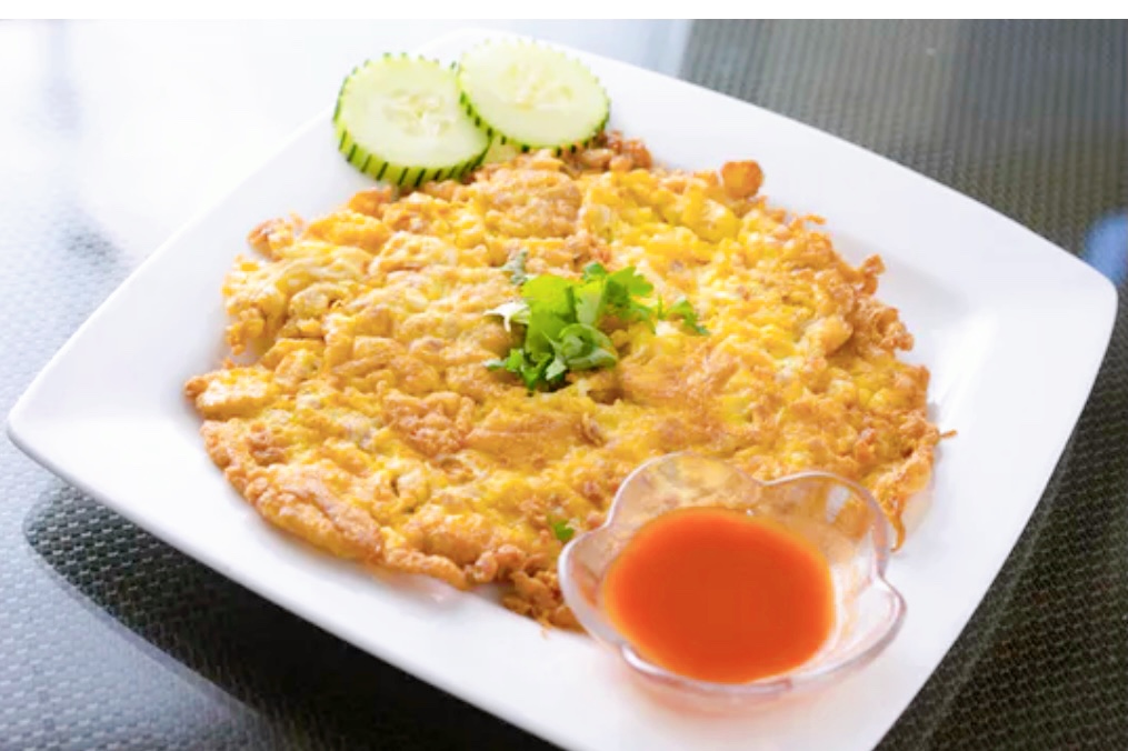 Order 59. Thai Omelet food online from Baan Thai store, Panorama City on bringmethat.com