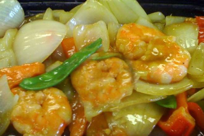Order Curry Shrimp food online from Lucky Buddha store, Atlanta on bringmethat.com