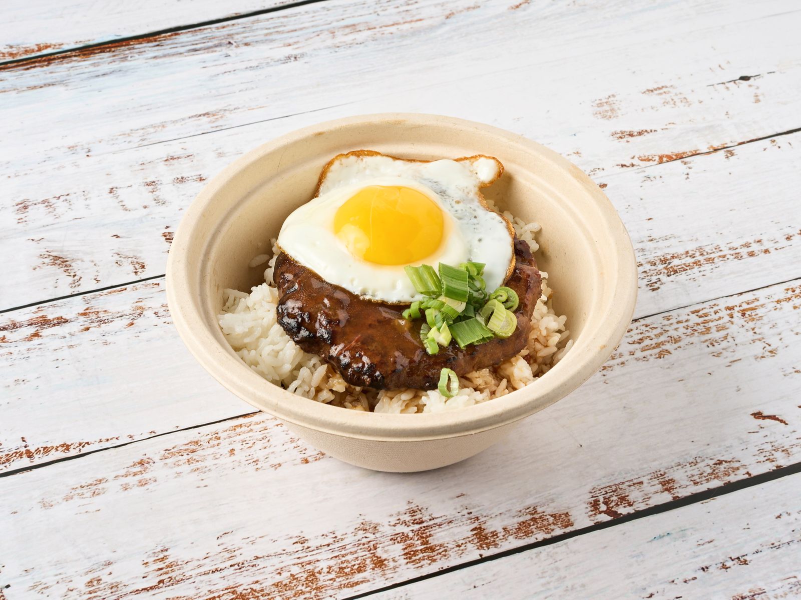 Order Loco Moco Bowl food online from The Poke Shack store, Champaign on bringmethat.com