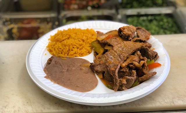 Order Bistek Ranchero plate food online from Latino Meat Market store, Escondido on bringmethat.com
