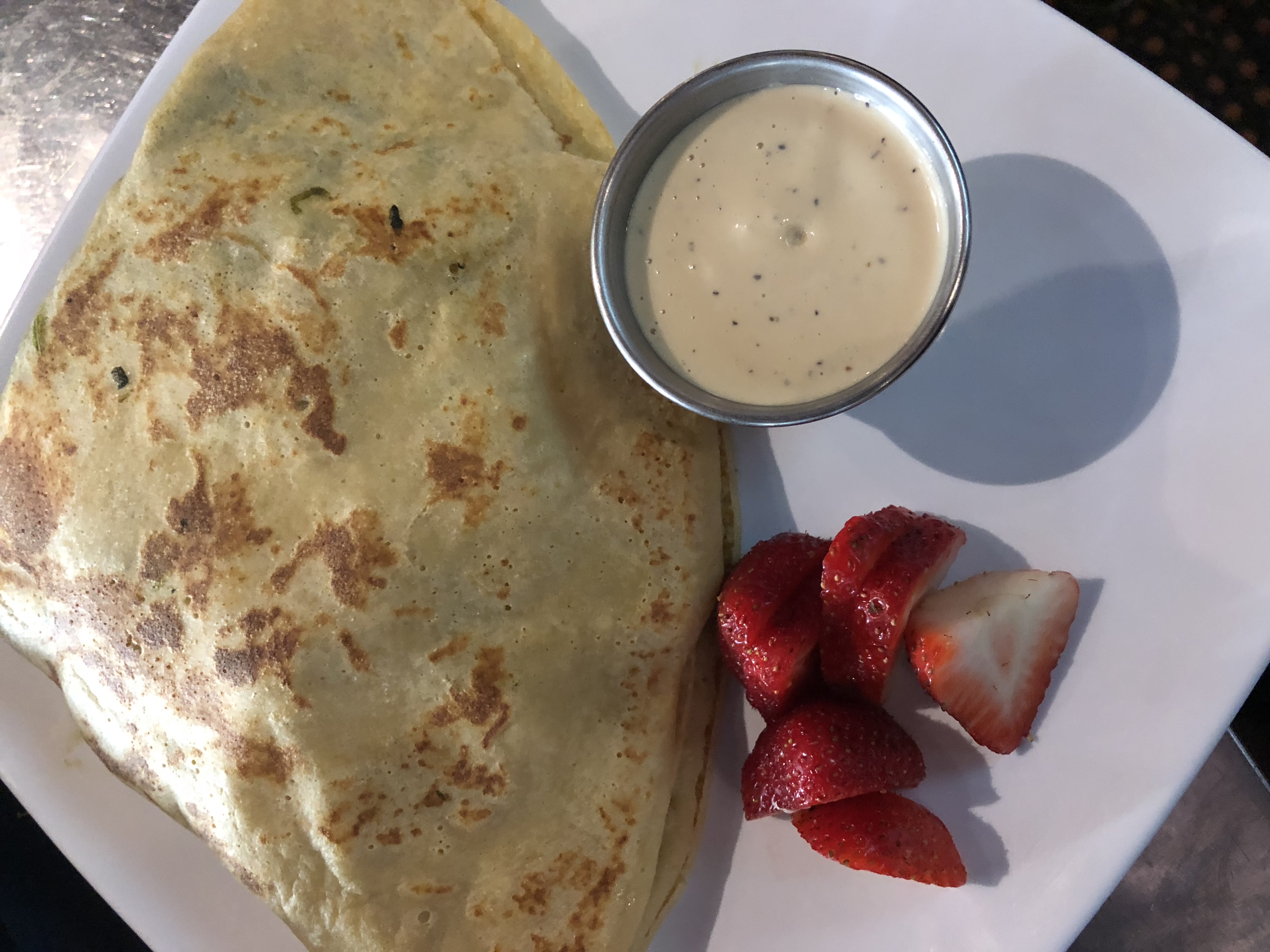 Order Acropolis Breakfast Crepe food online from Iguana Cafe store, Chicago on bringmethat.com