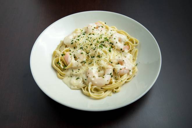 Order Garlic Shrimp Fettuccine food online from The Old Spaghetti Factory store, Indianapolis on bringmethat.com