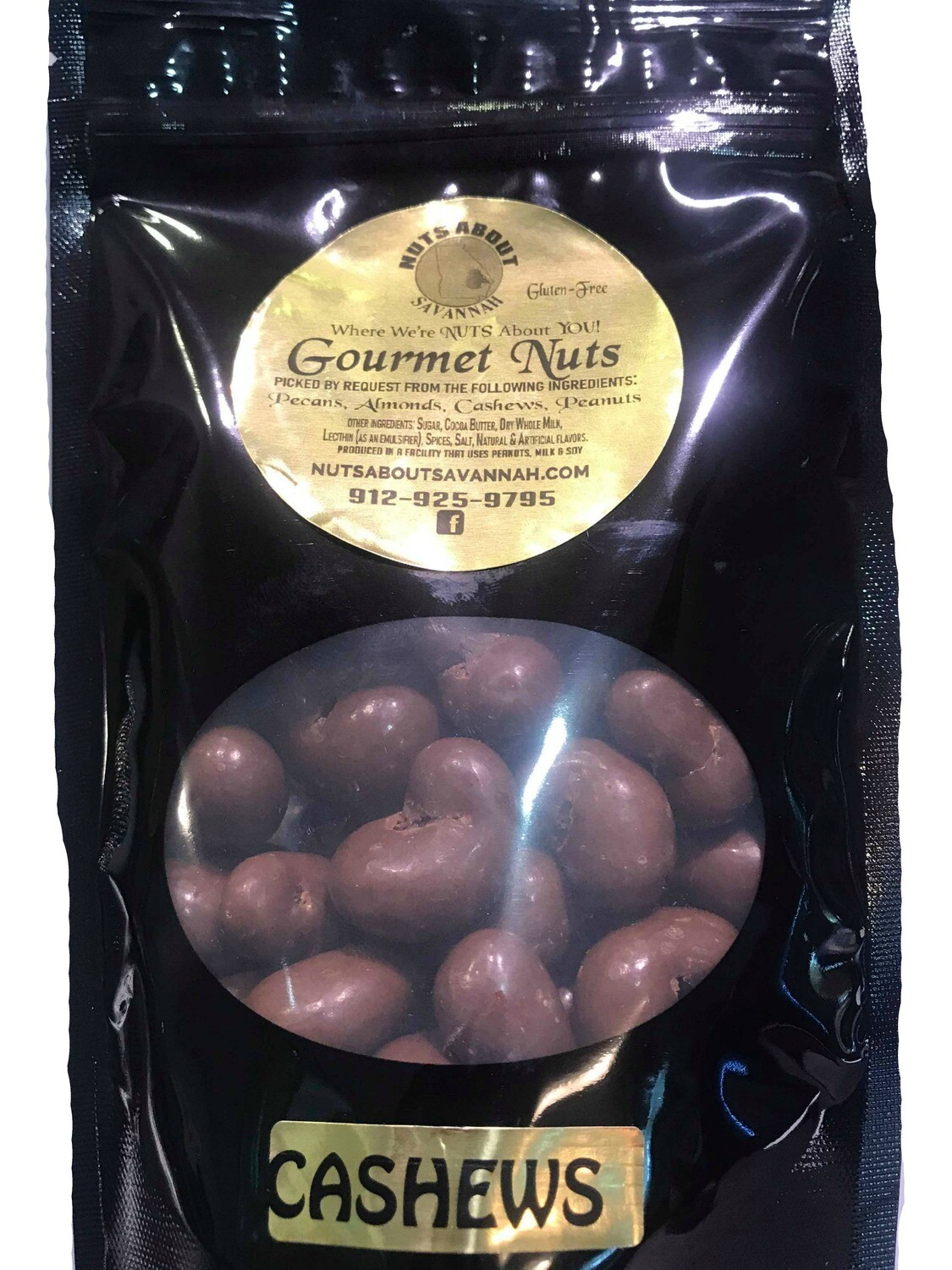 Order Cashews Chocolate Nuts food online from Nuts About Savannah store, Savannah on bringmethat.com