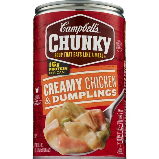 Order Campbell's Chunky Creamy Chicken & Dumplings Soup food online from Cvs store, GREEN BAY on bringmethat.com