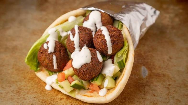 Order Falafel Gyro food online from Naz's Halal Food store, North Babylon on bringmethat.com