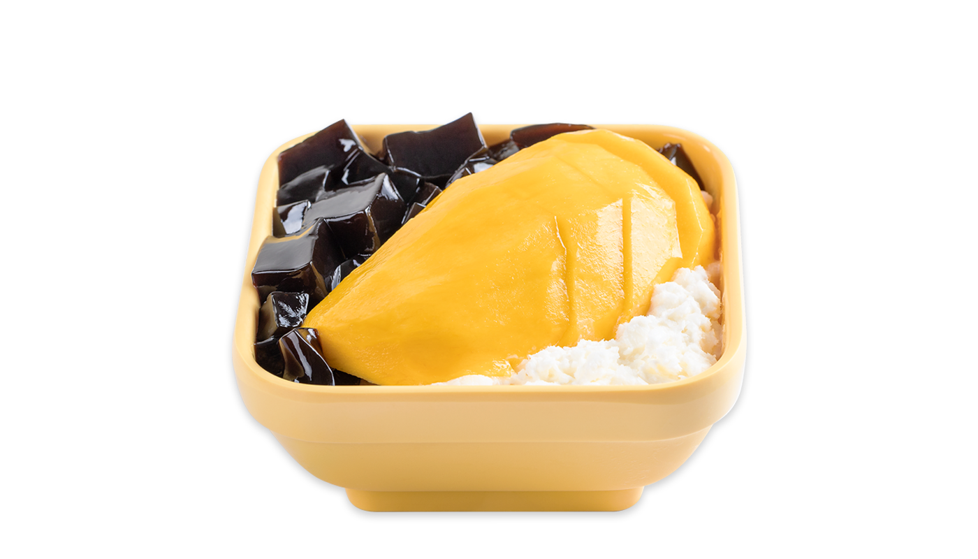 Order V10. Mango and Grass Jelly food online from Sweethoney Dessert store, Colma on bringmethat.com