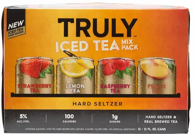 Order TRULY Tea Hard Seltzer Variety 12pk-12oz Cans food online from Sousa Wines & Liquors store, Mountain View on bringmethat.com