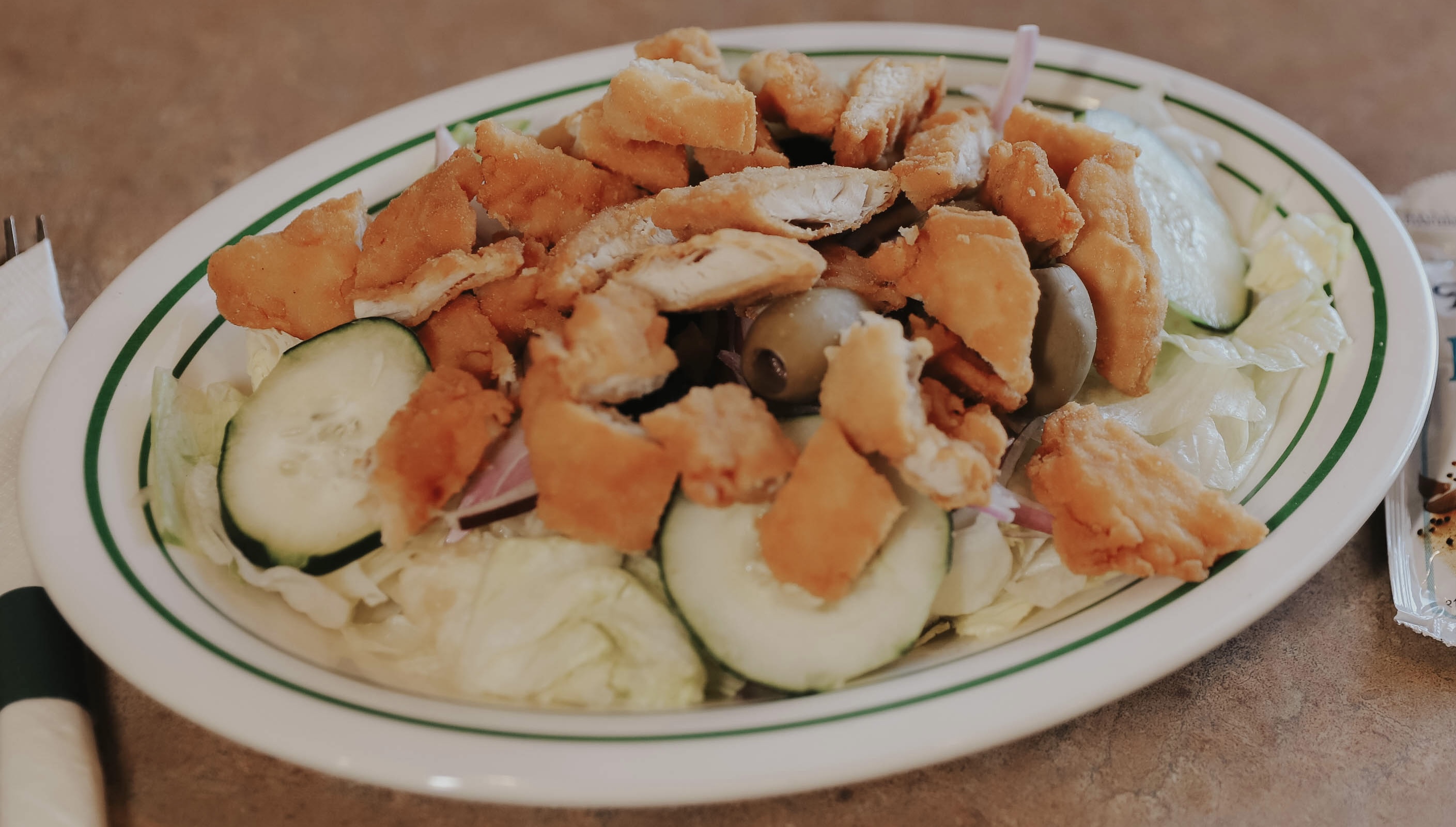 Order Crispy Chicken Salad food online from Pasquale store, New Market on bringmethat.com
