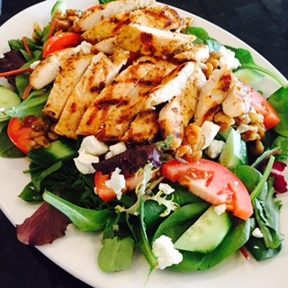 Order Goat Cheese Salad food online from Deluxe Diner store, Newark on bringmethat.com
