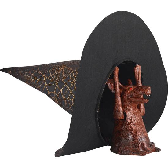 Order Spooky Village Animated Rat in Witch Hat, 14" food online from Cvs store, GUILFORD on bringmethat.com