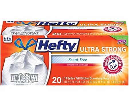 Order Hefty 13 Gal Tall Kitchen Bags (20 ct) food online from Ctown Supermarkets store, Uniondale on bringmethat.com