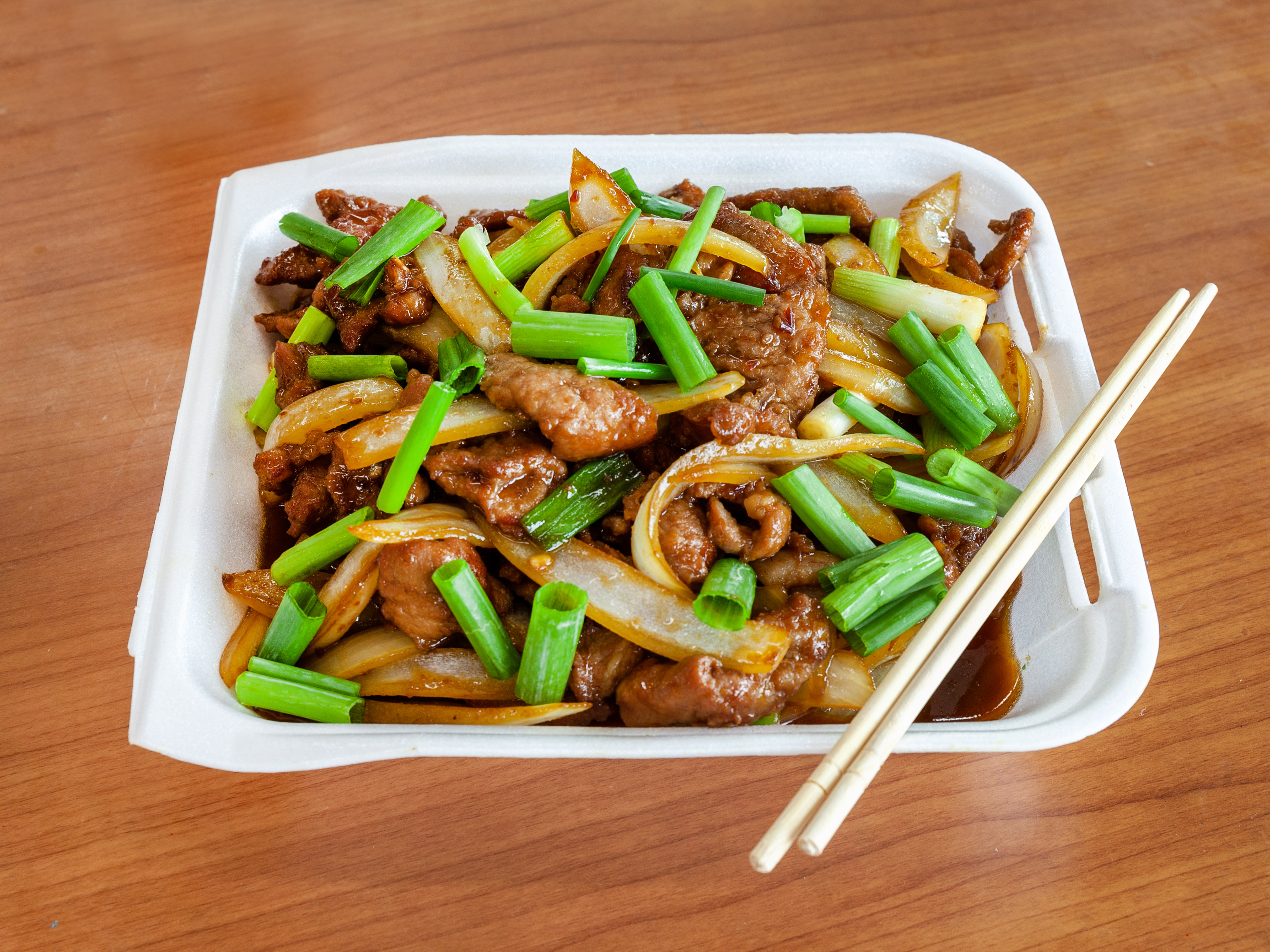 Order Mongolian Beef food online from Chinatown Express store, Los Angeles on bringmethat.com