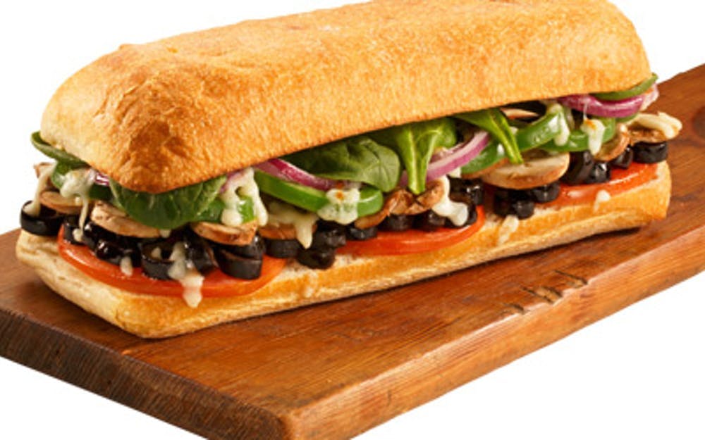Order Pesto Vegetarian Sub - Pesto Vegetarian Sub food online from Vocelli Pizza store, Silver Spring on bringmethat.com
