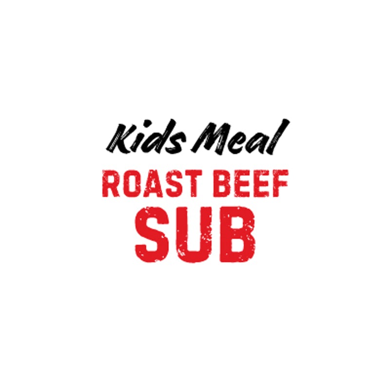 Order Kids Roast Beef food online from DiBella's Subs store, Dublin on bringmethat.com