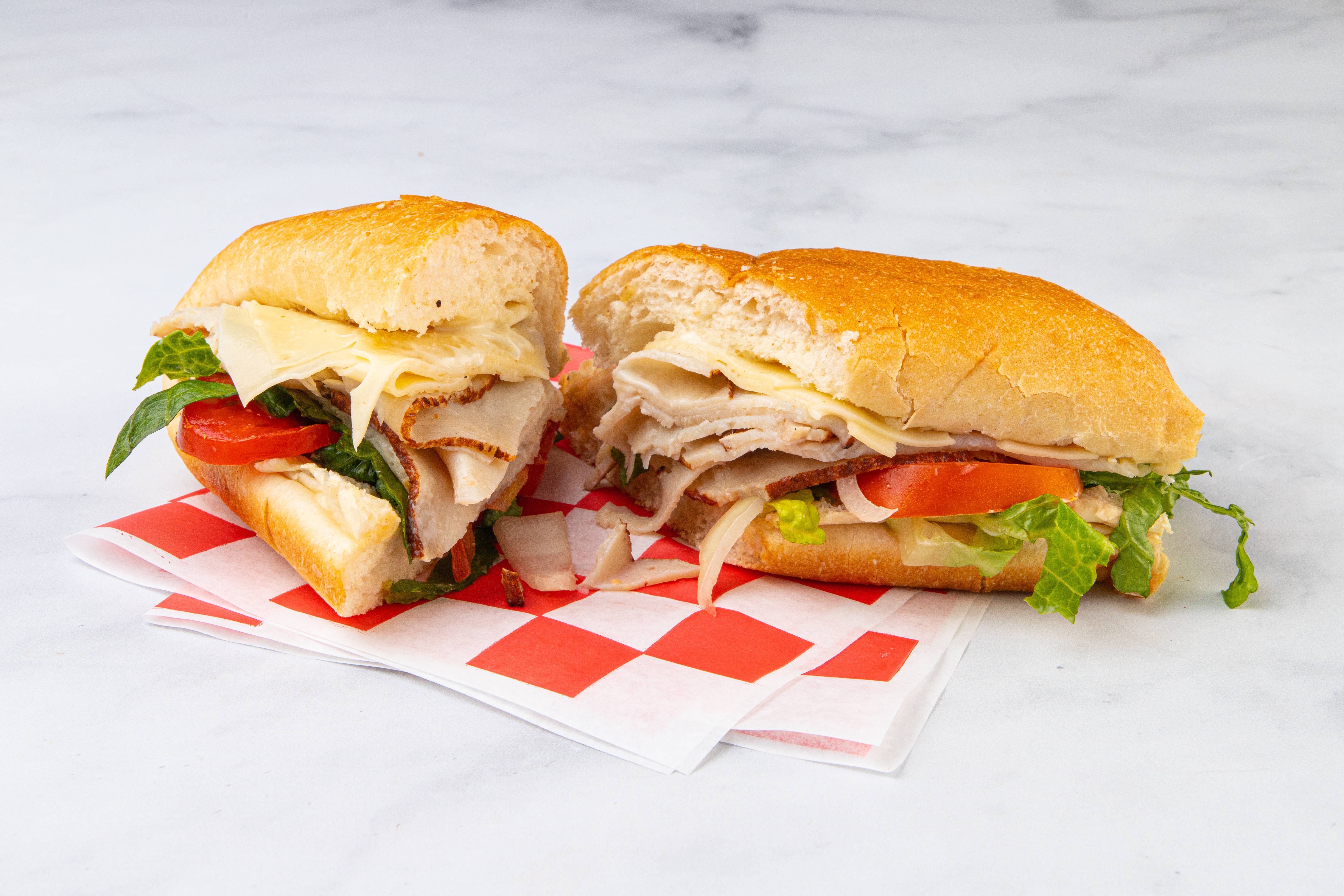 Order 7. Turkey and Swiss Sub food online from Sunny Subs store, Doral on bringmethat.com