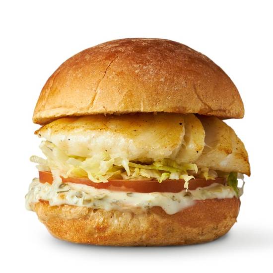 Order Grilled Wild Alaskan Cod Sandwich  food online from Burger Lounge store, Campbell on bringmethat.com