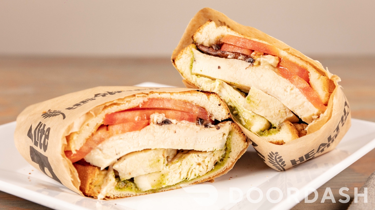 Order Chicken Breast Panini food online from Dlite Healthy On The Go store, Tempe on bringmethat.com