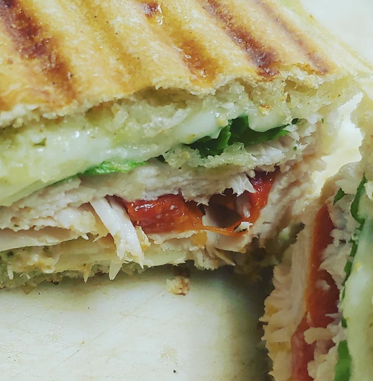 Order Smoked Turkey Panini food online from Paris Pizza & Grill store, San Francisco on bringmethat.com