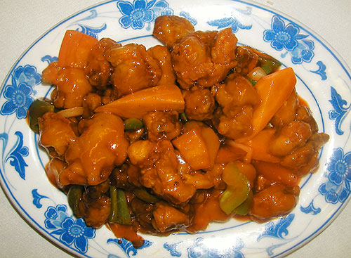 Order Sweet and Sour Pork food online from Rice Bowl store, Chico on bringmethat.com