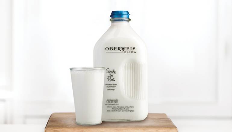 Order Reduced Fat White Milk food online from Oberweis store, Gurnee on bringmethat.com