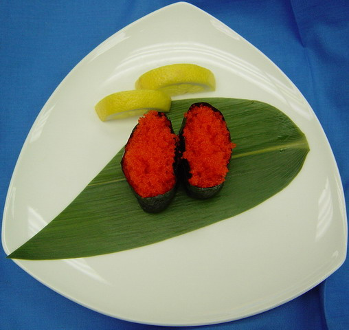 Order Smelt Roe Nigiri food online from Beluga Japanese Restaurant store, Round Rock on bringmethat.com