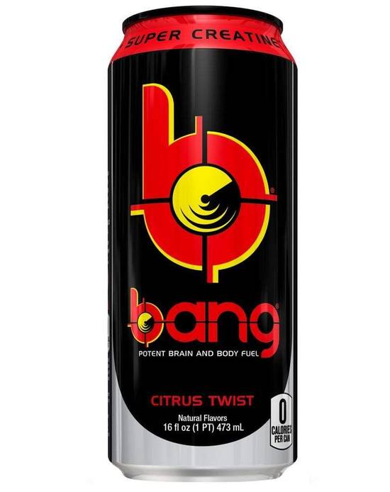 Order Bang Citrus Twist Energy Drink Can food online from Exxon Food Mart store, Port Huron on bringmethat.com