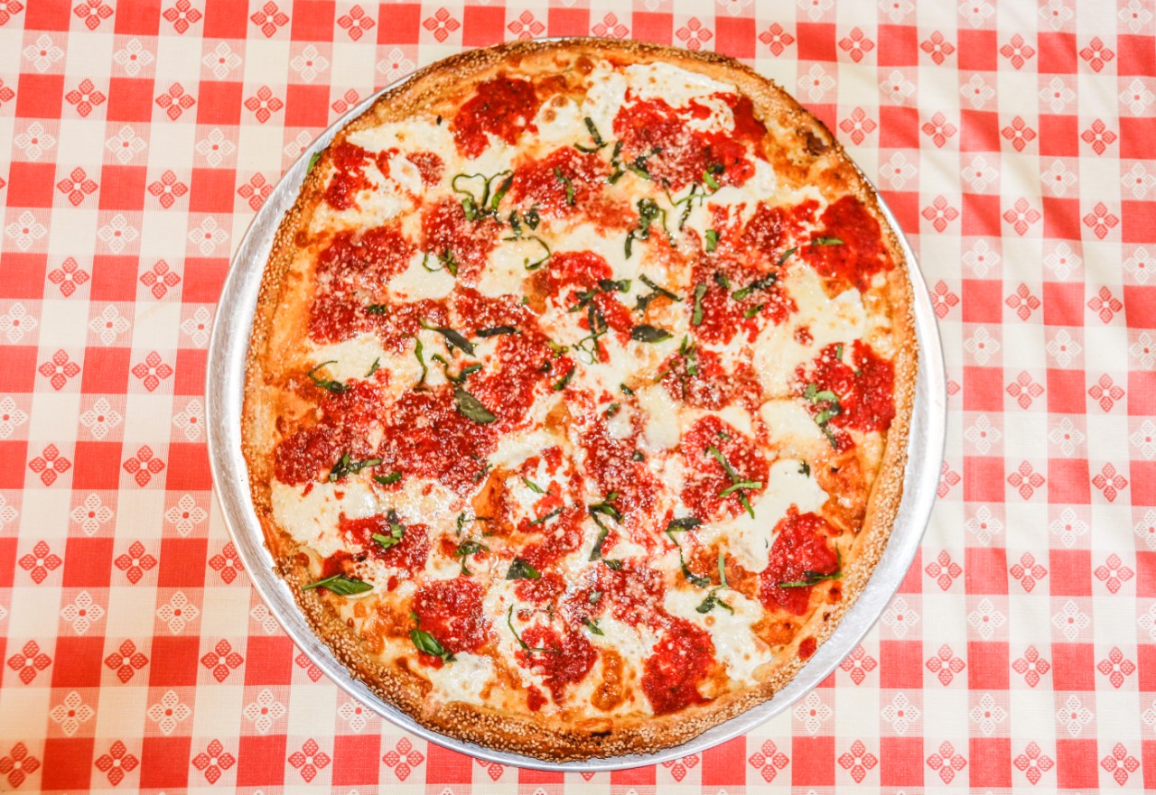 Order Margherita Specialty Pizza food online from Pietro store, East Meadow on bringmethat.com