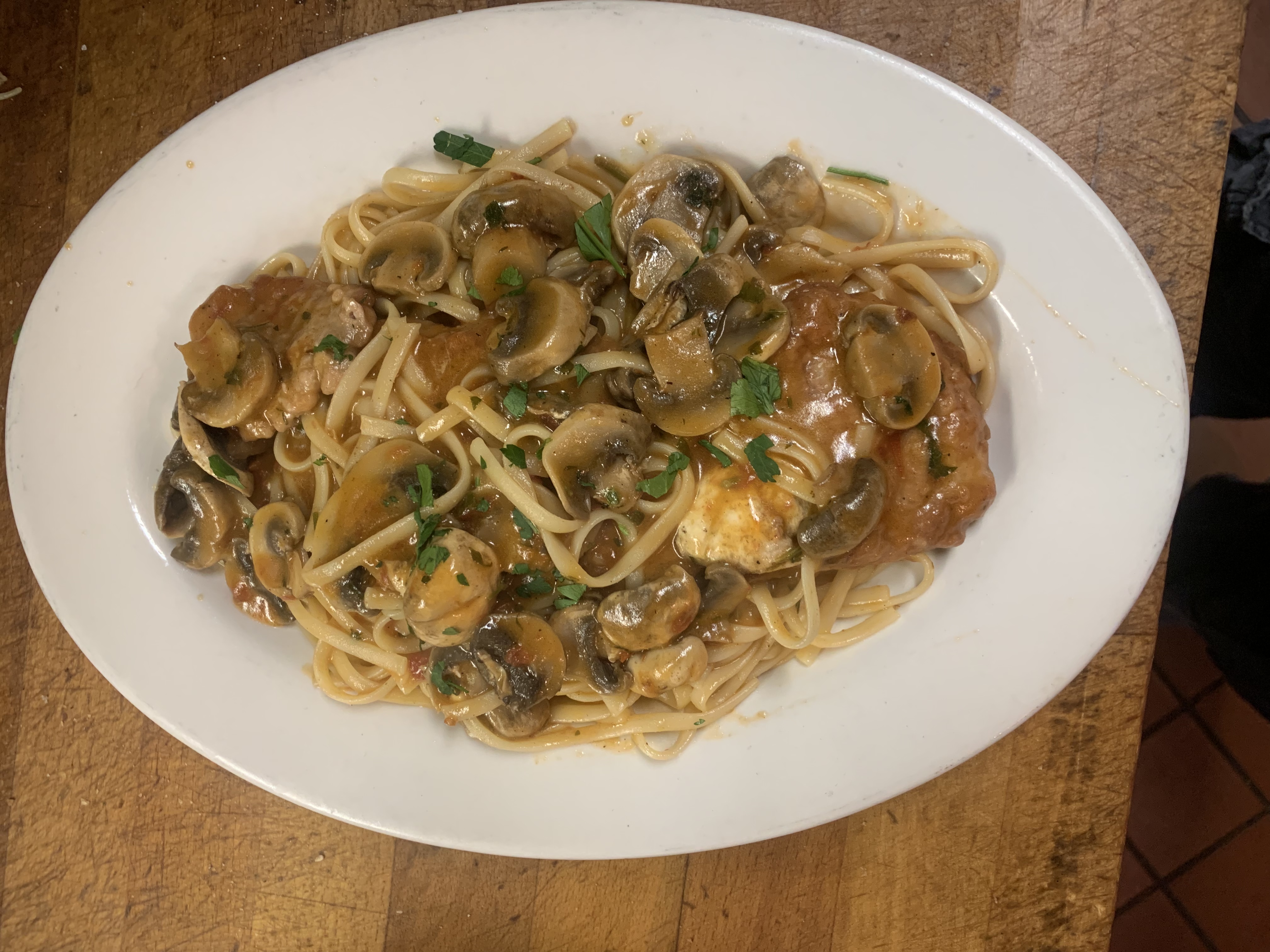 Order Veal Marsala Single Entree food online from Matese Pizzeria Ristorante & Caterers store, Flushing on bringmethat.com