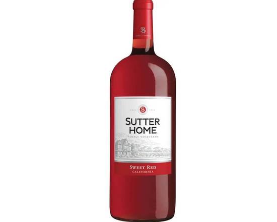 Order SUTTER HOME SWEET RED 750 ml 12.9% food online from Pit Stop Liquor Mart store, El Monte on bringmethat.com